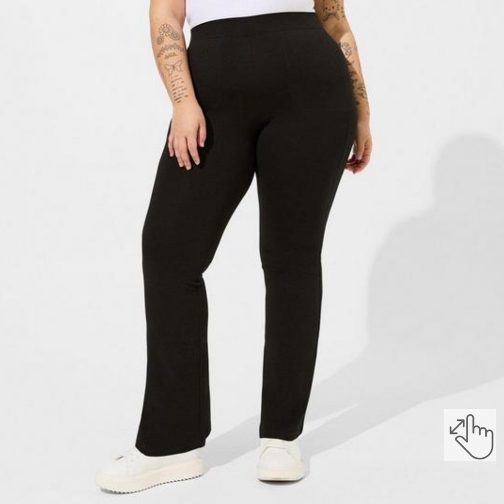 Torrid Black Full Length Signature Waist Slim Boot Pocket Leggings Size …